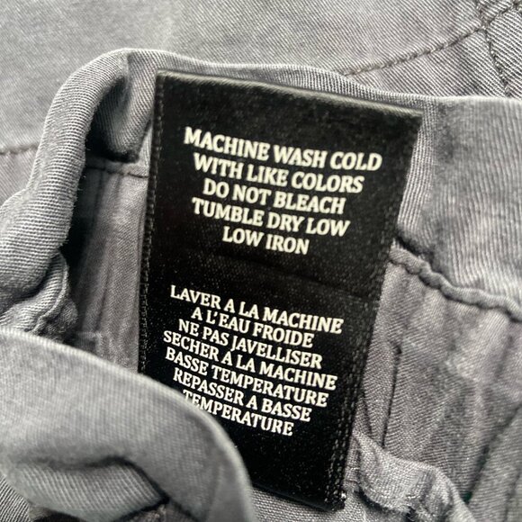 Blank NYC Down to Earth Paper-bag Waist Jogger Style Pants Charcoal Grey Size 28 - Picture 12 of 13